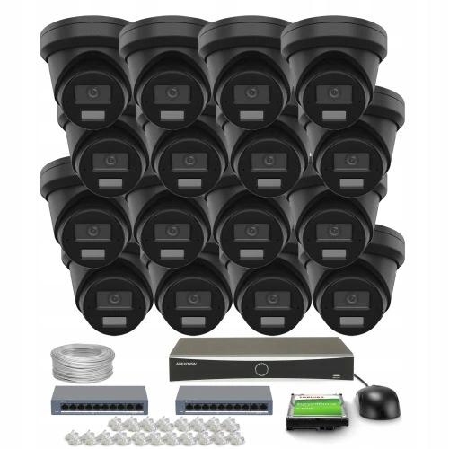 Zestaw monitoringu dom kamera IP 16x DS-2CD2383G2-...
