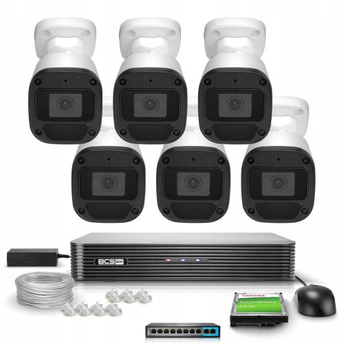 Zestaw monitoringu domu IP 6x BCS-B-TIP15FR3(2.0) ...