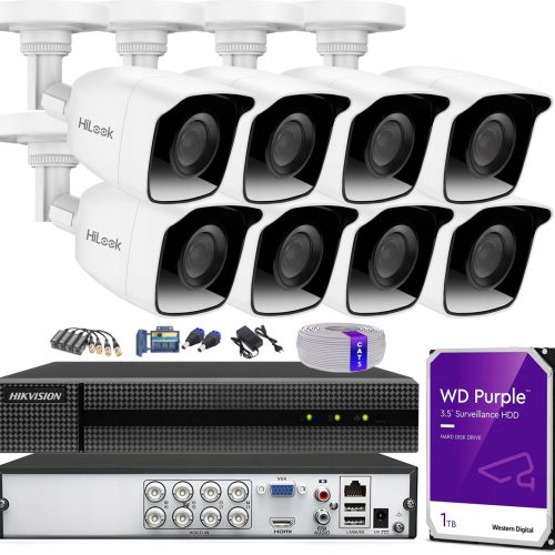 Zestaw do monitoringu HiLook Zestaw monitoringu TV...