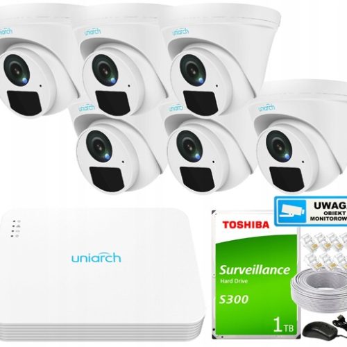 Zestaw monitoringu dom kamera IP 6x IPC-T122-APF28...