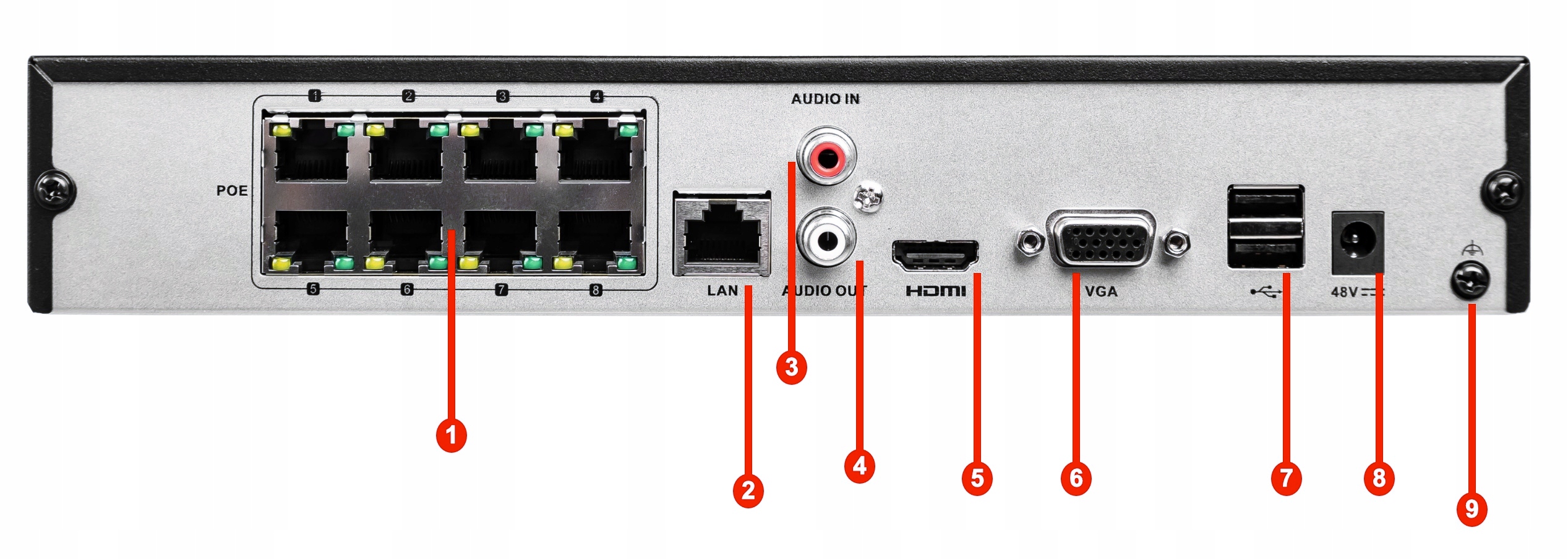 REJESTRATOR IP PoE Hikvision NVR-8CH-POE 8-kanałów - obrazek 12