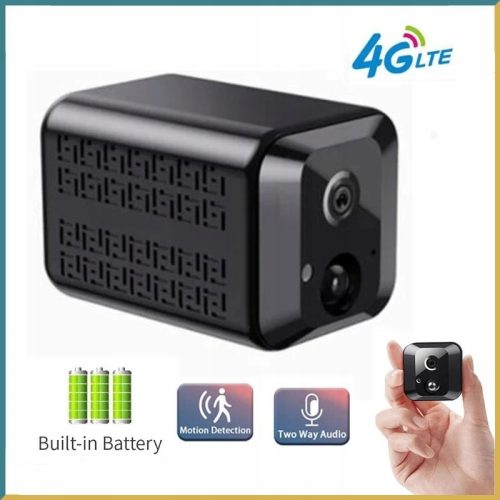 kamera szpiegowska na kartę sim 4G z wbud. bateri...