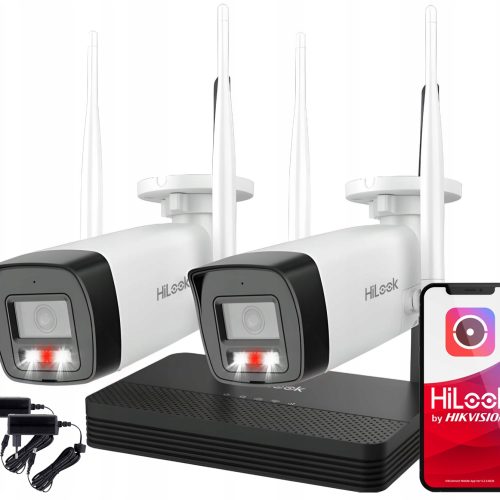 ZESTAW KAMER WiFi 4MPx Hybrid Light HILOOK BY HIKV...