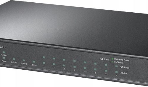 TP-LINK Przełącznik SL1311P 8xFE PoE+ 2xGE 1xSFP