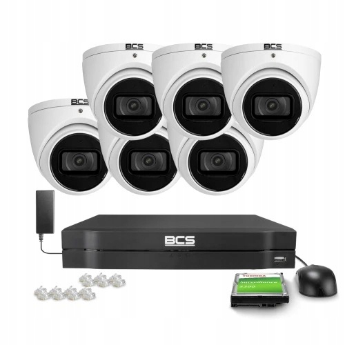 Zestaw monitoringu domu firmy IP 6x BCS-L-EIP25FSR...
