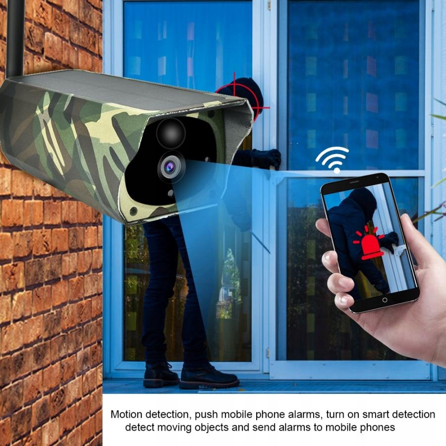 KAMERA WIFI NA BATERIE Z PANELEM SOLARNYM 2MPX - obrazek 11