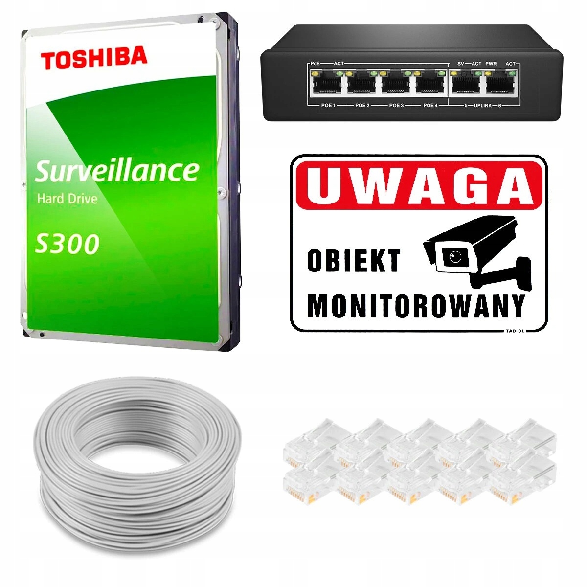 Zestaw monitoringu domu firmy kamery 4x BCS-V-EIP28FSR3-Ai2 8Mpx mikrofon - obrazek 16
