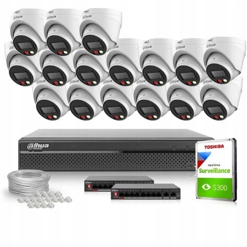 Zestaw Monitoringu domu 16x IPC-HDW1439V-A-IL-0280...