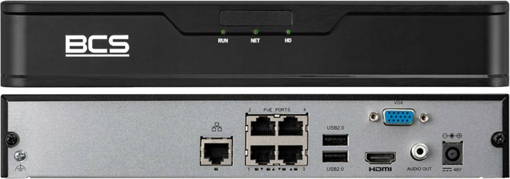 Zestaw do monitoringu dom 4x BCS-P-DIP25FSR3-Ai2-G 5MPx IK10 IR 30m Audio - obrazek 3