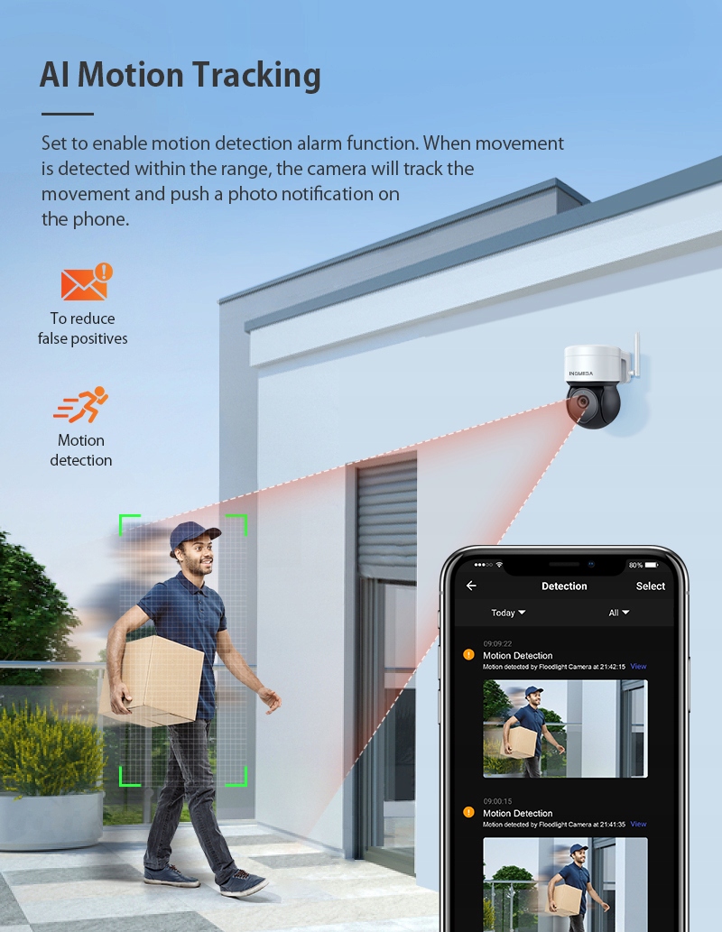 KAMERA OBROTOWA WIFI FULL HD p2p TUYA SMART LIVE - obrazek 7