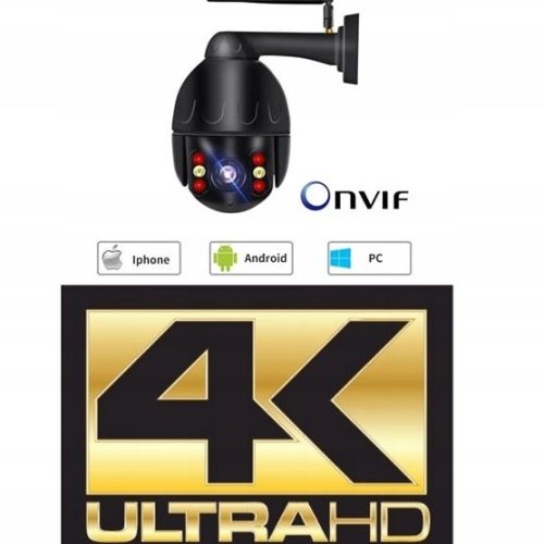 KAMERA OBROTOWA WIFI 8MPX 4K chmura Auto śledzenie