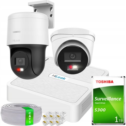 Zestaw do monitoringu HiLook ZESTAW IP IPCAM-T4-30...