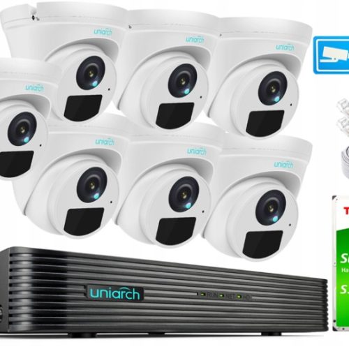 Zestaw monitoringu dom kamera IP 7x IPC-T124-APF28...