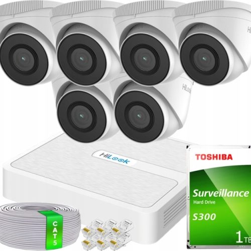 Zestaw monitoringu dom kamera IP 6x IPCAM-T2 NVR-8...