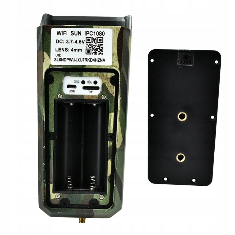 KAMERA WIFI NA BATERIE Z PANELEM SOLARNYM 2MPX - obrazek 12