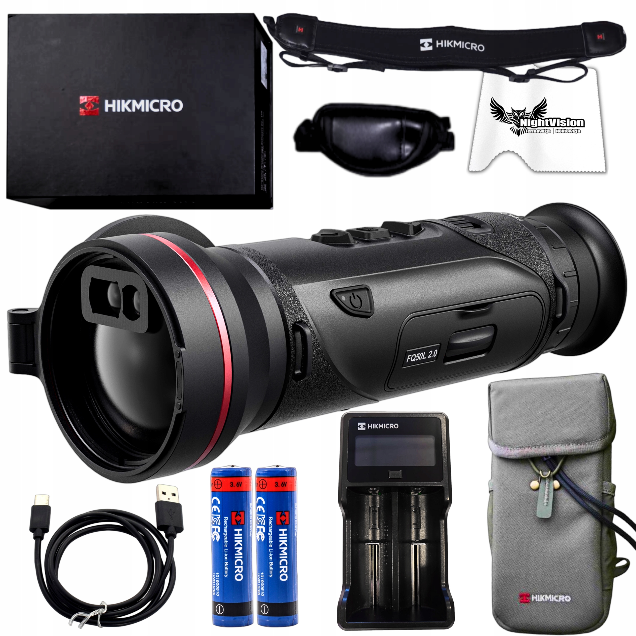 Kamera Termowizyjna Monokular Termowizyjny Hikmicro Falcon FQ50L 2.0 / V2