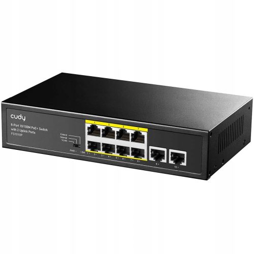 Cudy Przełącznik FS1010P 8xFE PoE+ 120W