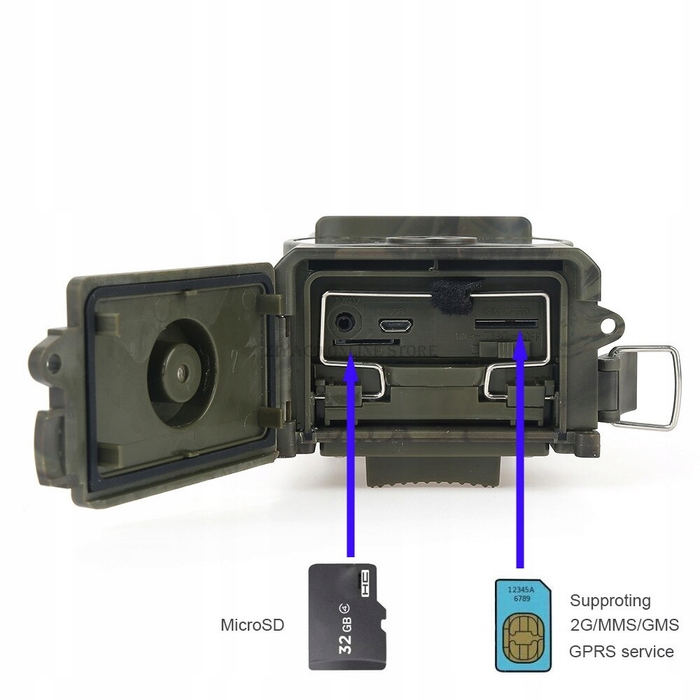 Kamera myśliwska fotopułapka MMS 3G GSM +SIM - obrazek 4