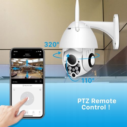 Obrotowa Kamera FullHD 2MPX Zewnętrzna WiFi 64GB