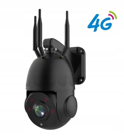 metalowa kamera 4G SIM 50X Zoom optyczny IR120m
