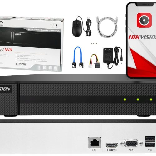 Rejestrator IP Hikvision 8 kanałów do 6Mpx Aplik...