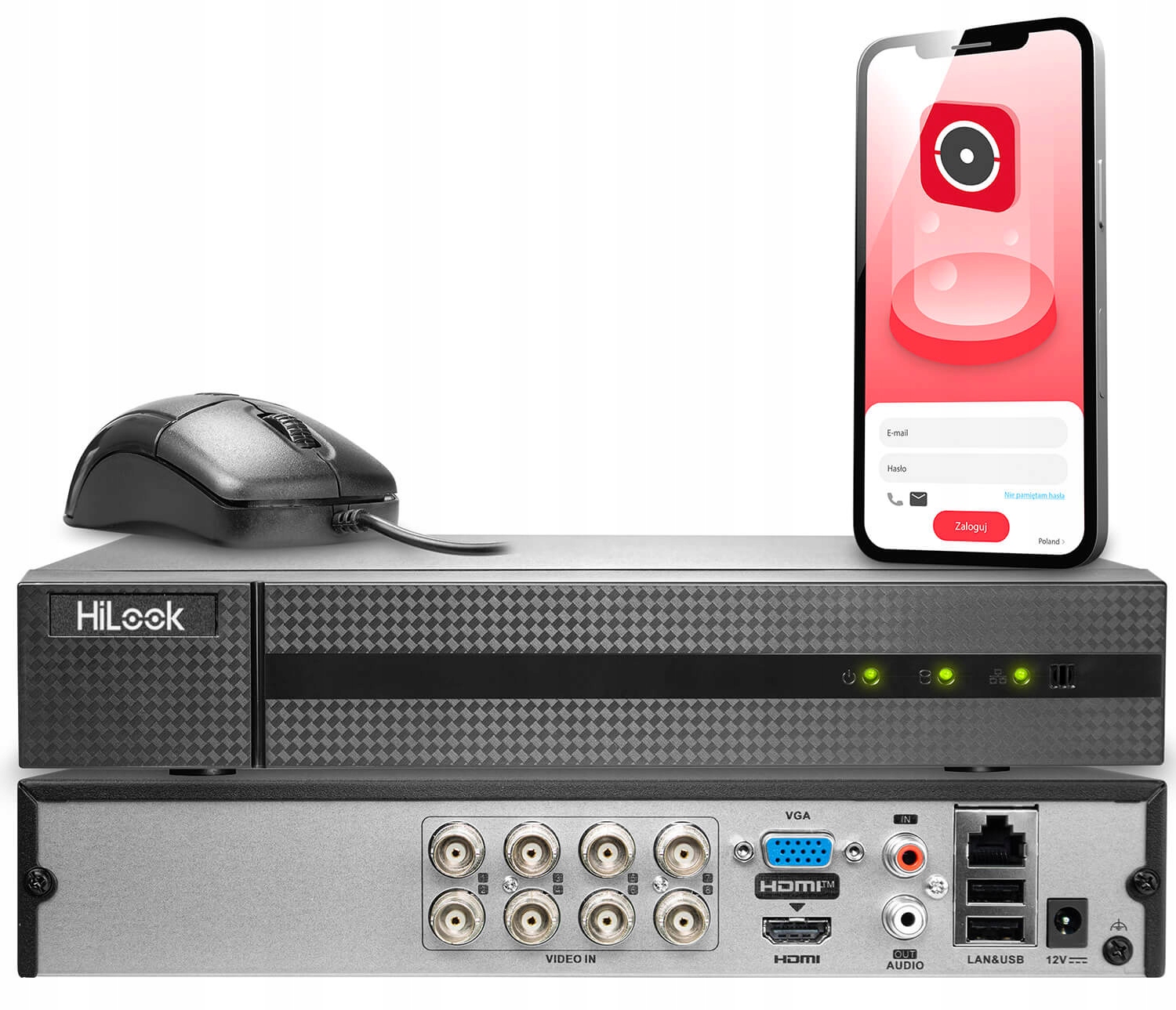 Rejestrator HiLook DVR-8CH-5MP
