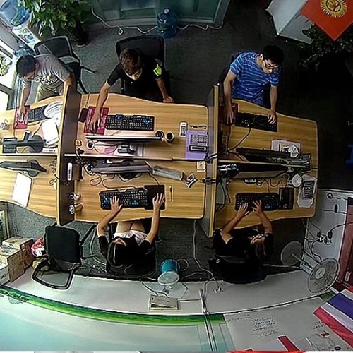 Kamera AHD panoramiczna szerokokątna 1.7mm 180st