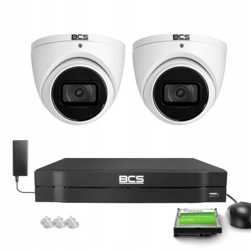 Zestaw monitoringu domu firmy IP 2x BCS-L-EIP25FSR...
