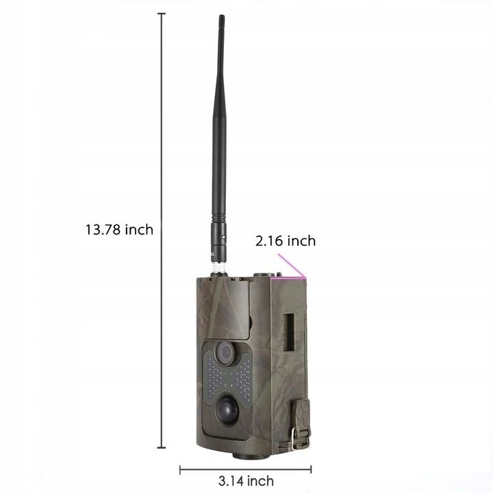 Kamera myśliwska fotopułapka MMS 3G GSM +SIM - obrazek 10