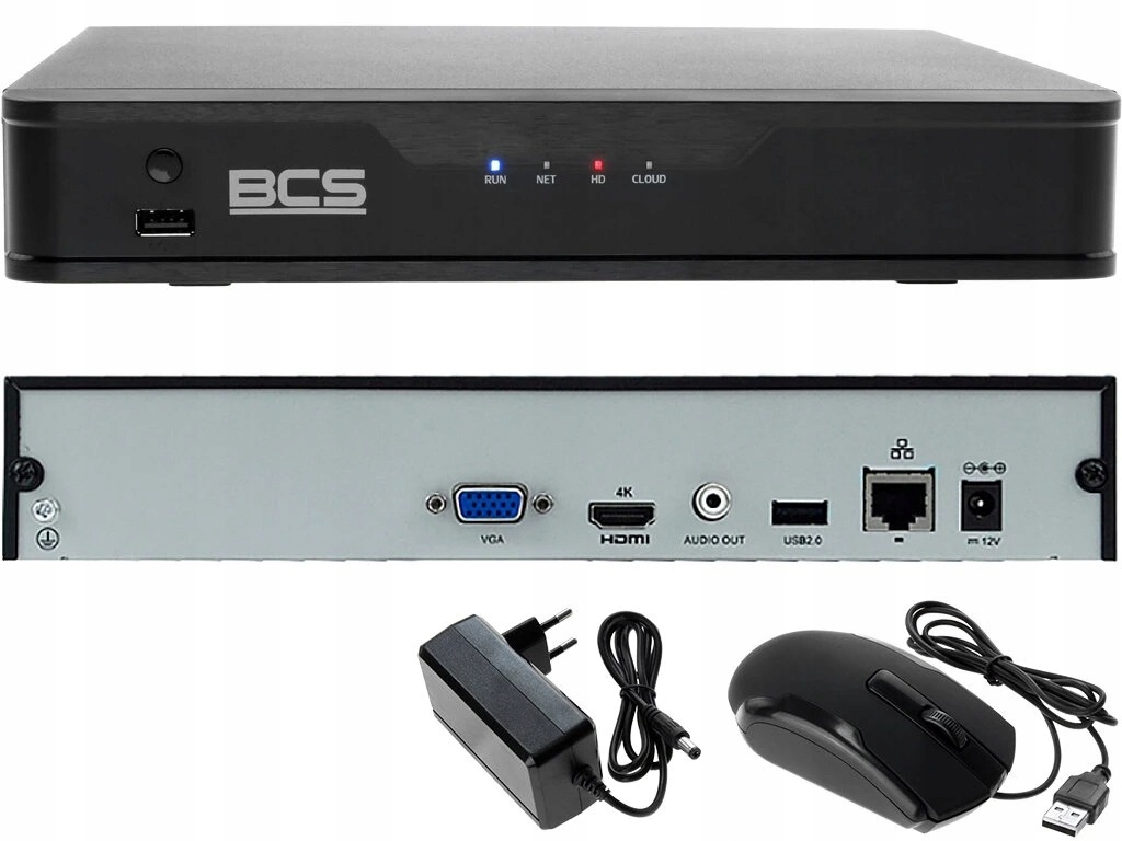 ZESTAW DO MONITORINGU 2 KAMER BCS-P-TIP14FSR5 4MPx IR 50m DOM SKLEP FIRMA - obrazek 2