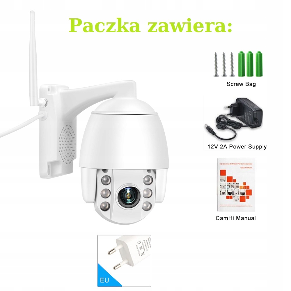 KAMERA LTE OBROTOWA 4G CAM SIM GSM 5MPX NOWOŚĆ CAMHI APLIKACJA - obrazek 9