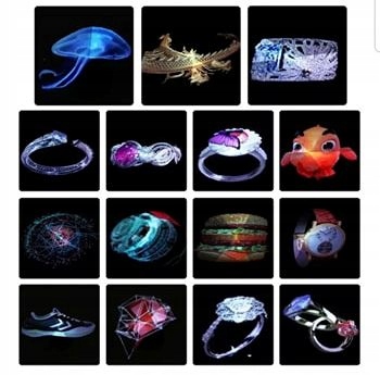 Wyświetlacz led 3D Hologram reklamowy 80cm 1024LED - obrazek 12