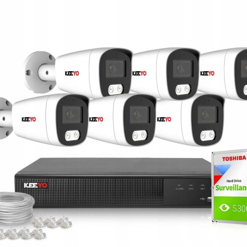 Zestaw do monitoringu domu IP KEEYO 6x LV-V-IP5M25...