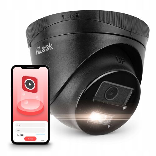 Kamera IP wewnętrzna, zewnętrzna HiLook IPCAM-T4-30DL BLACK