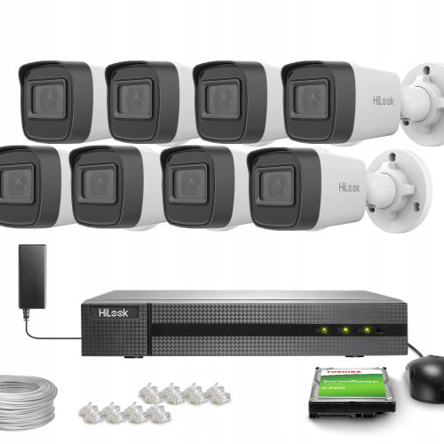 Zestaw do Monitoringu firma dom kamery 8x IPCAM-B4...