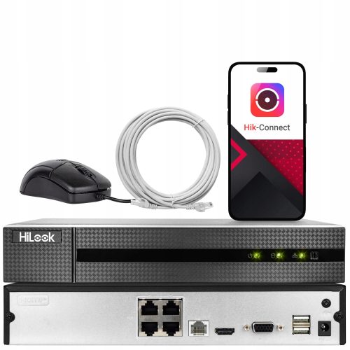 Zestaw do monitoringu kamery IP 4x DS-2CD1041G0-I/...