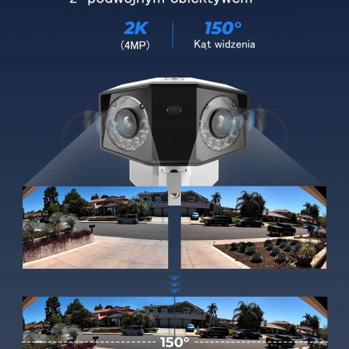 Kamera IP Reolink DUO Akumulatorowa bezprzewodowa