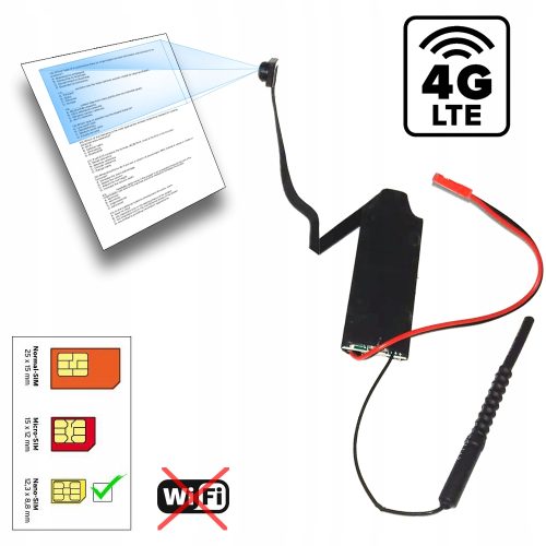 NAJMNIEJSZA KAMERA SZPIEGOWSKA NA KARTE SIM 4G