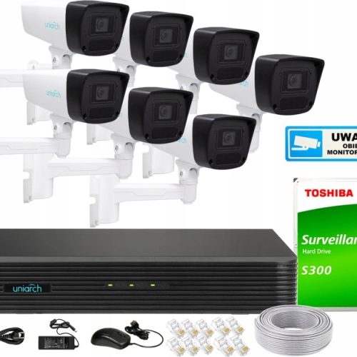 Zestaw do monitoringu dom kamera IP 7x IPC-B222-AP...