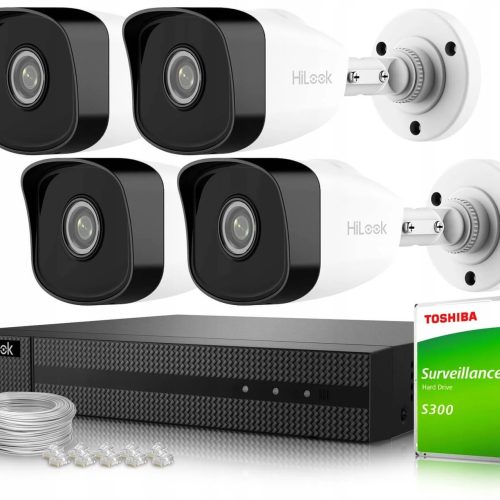 Zestaw do monitoringu kamer 4x IPCAM-B5 5MPx IR 30...