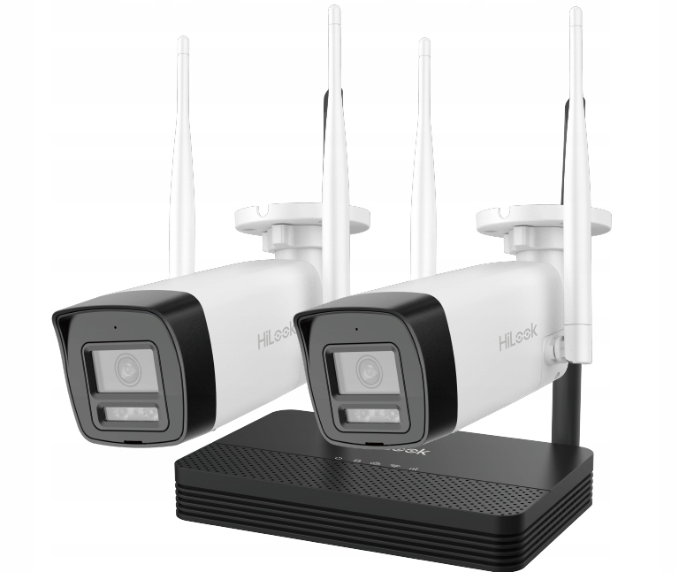 Monitoring WiFi Zestaw Hilook 4Mpx Kamery Dual Light Audio Podgląd 24/7 - obrazek 2