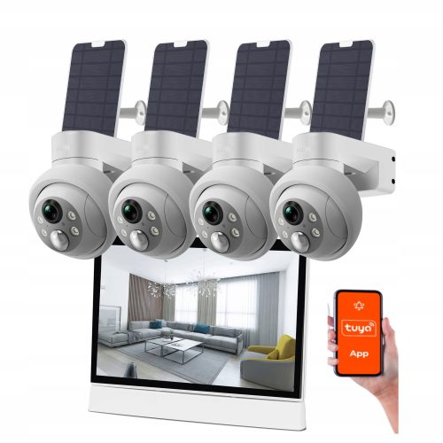 Zestaw kamer solarnych wifi na baterie nagrywarka ...