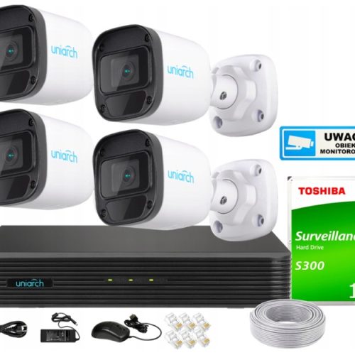 Zestaw monitoringu dom kamera IP 4x IPC-B124-APF28...