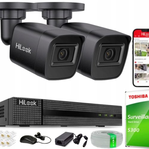 Zestaw monitoringu dom kamera zewnętrzna IP 2x IP...