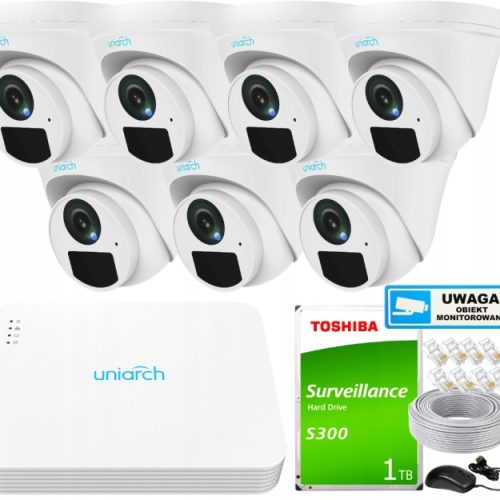 Zestaw do monitoringu dom kamera IP 7x IPC-T122-AP...