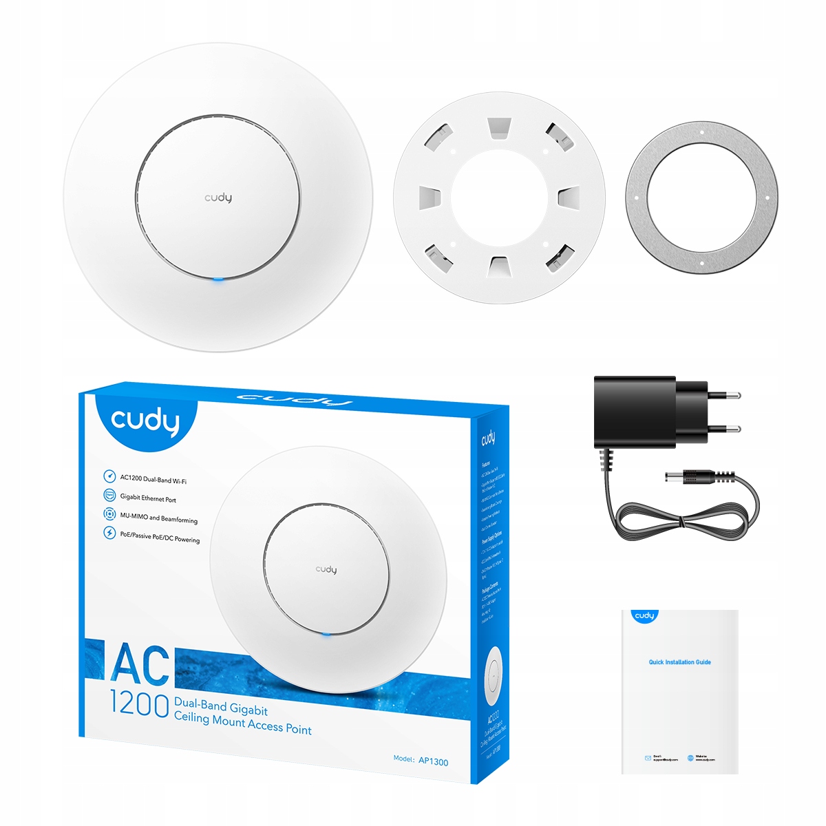 Access Point, Repeater Cudy AP1300 802.11ac (Wi-Fi 5), 802.11n (Wi-Fi 4) - obrazek 4
