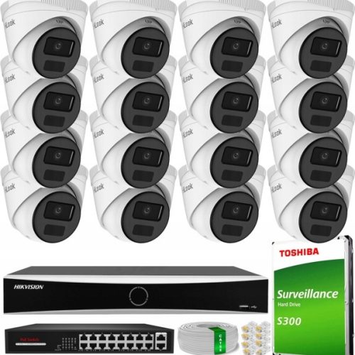 Zestaw monitoringu dom kamera IP 16x IPC-T241H-C D...