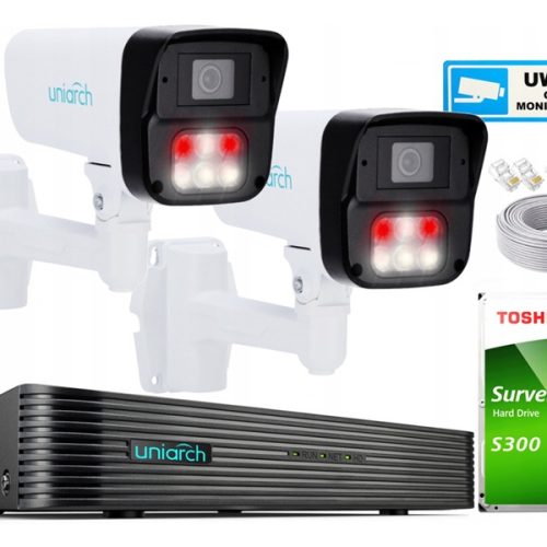 Zestaw do monitoringu dom kamera IP 2x IPC-B213-AP...