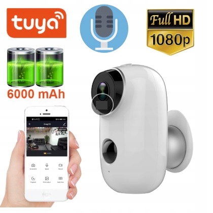 Kamera WIFI Bezprzewodowa NA BATERIE z zapisem mSD