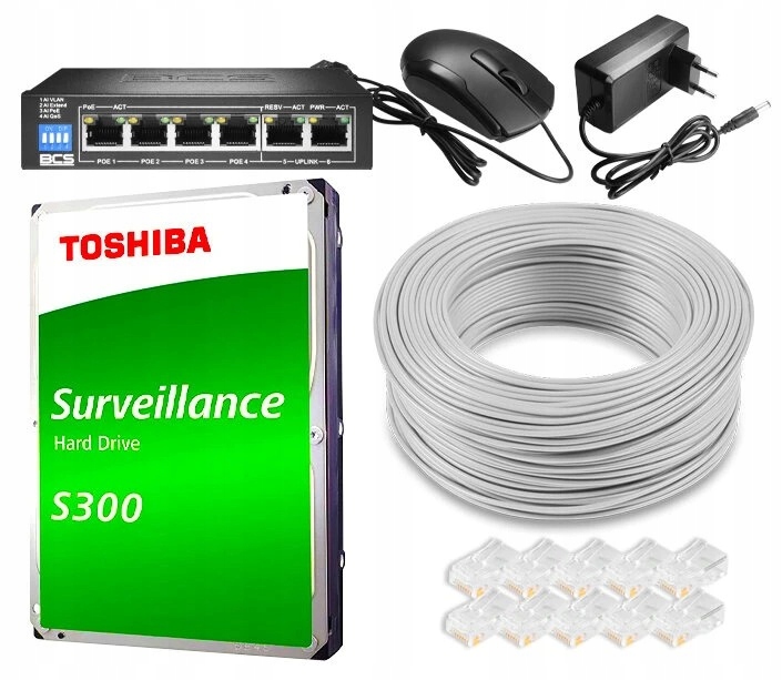 Zestaw monitoringu domu firmy kamery zewnętrzne 4 x BCS-V-EIP15FWR3 5MPx - obrazek 13